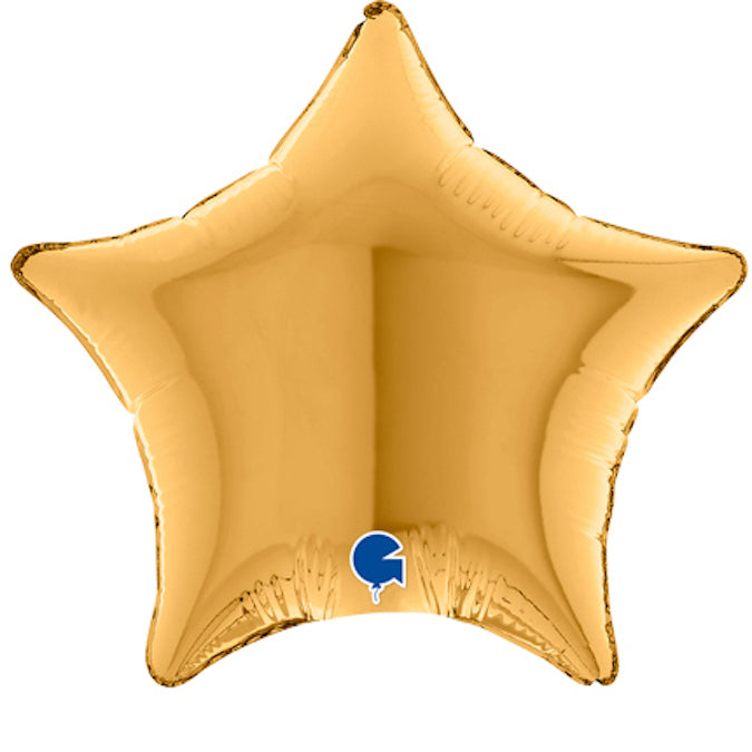 Gold Star Balloon - 4" Foil
