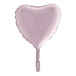 Pastel Pink Heart Mini Shape Air-Filled Balloon – 9″ Foil