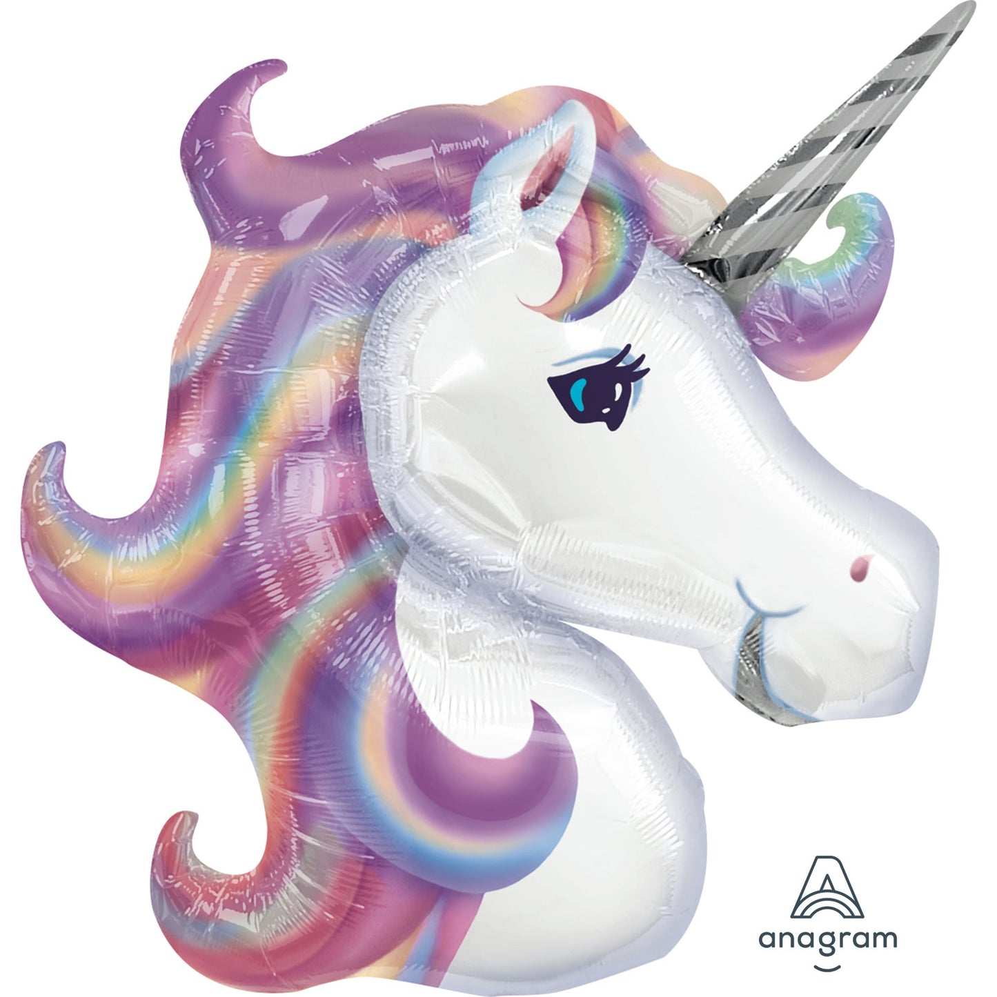 Pastel Unicorn Supershape Balloon - (32" x 29") Foil