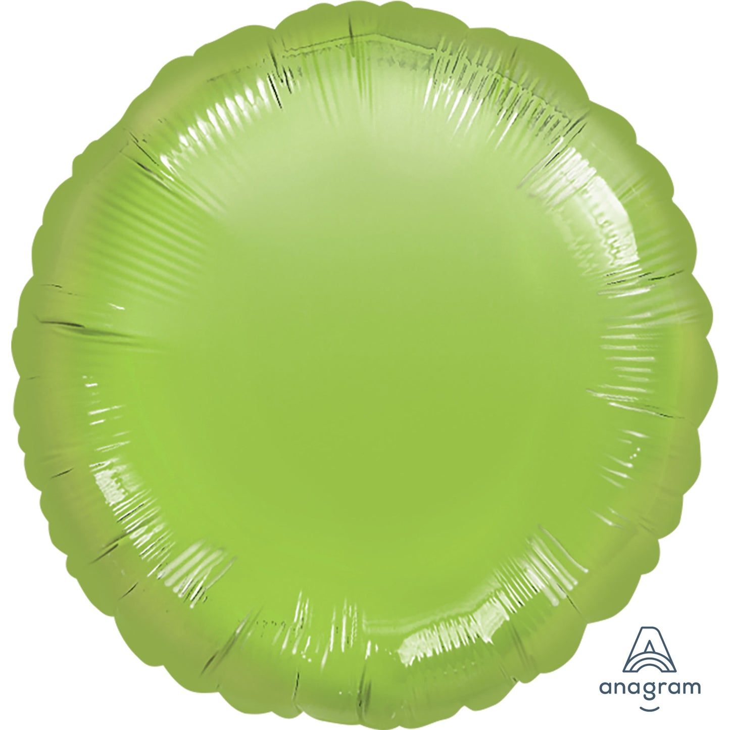 Metallic Lime Green round Standard UnPackaged -18" foil