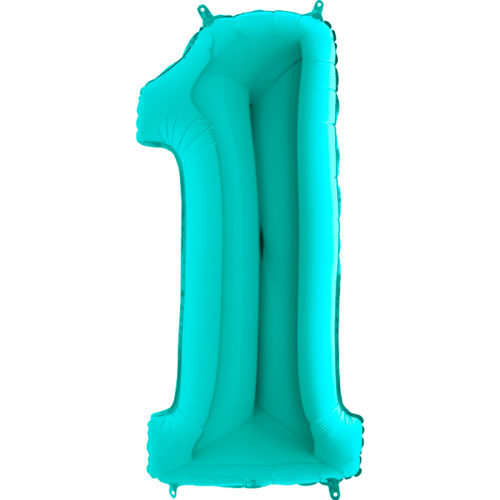 Tiffany Number 1 Balloon - 40" Foil