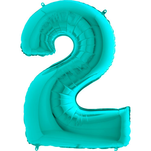 Tiffany Number 2 Balloon - 40" Foil