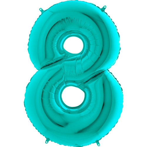 Tiffany Number 8 Balloon - 40" Foil