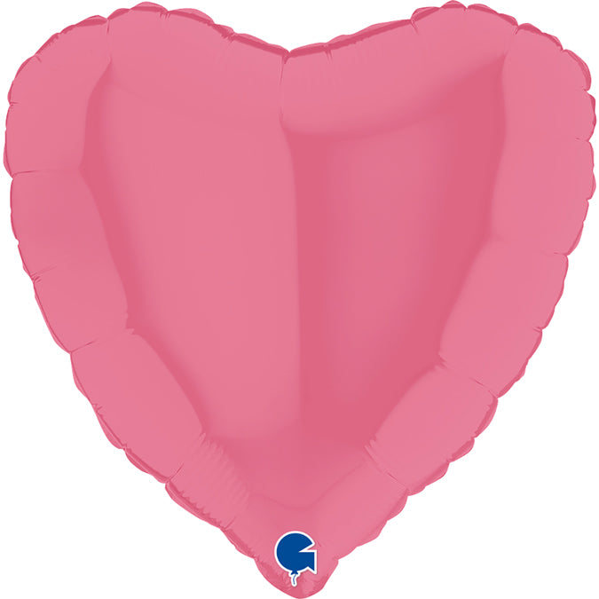 Bubble Gum Pink Heart Balloon - 18" Foil
