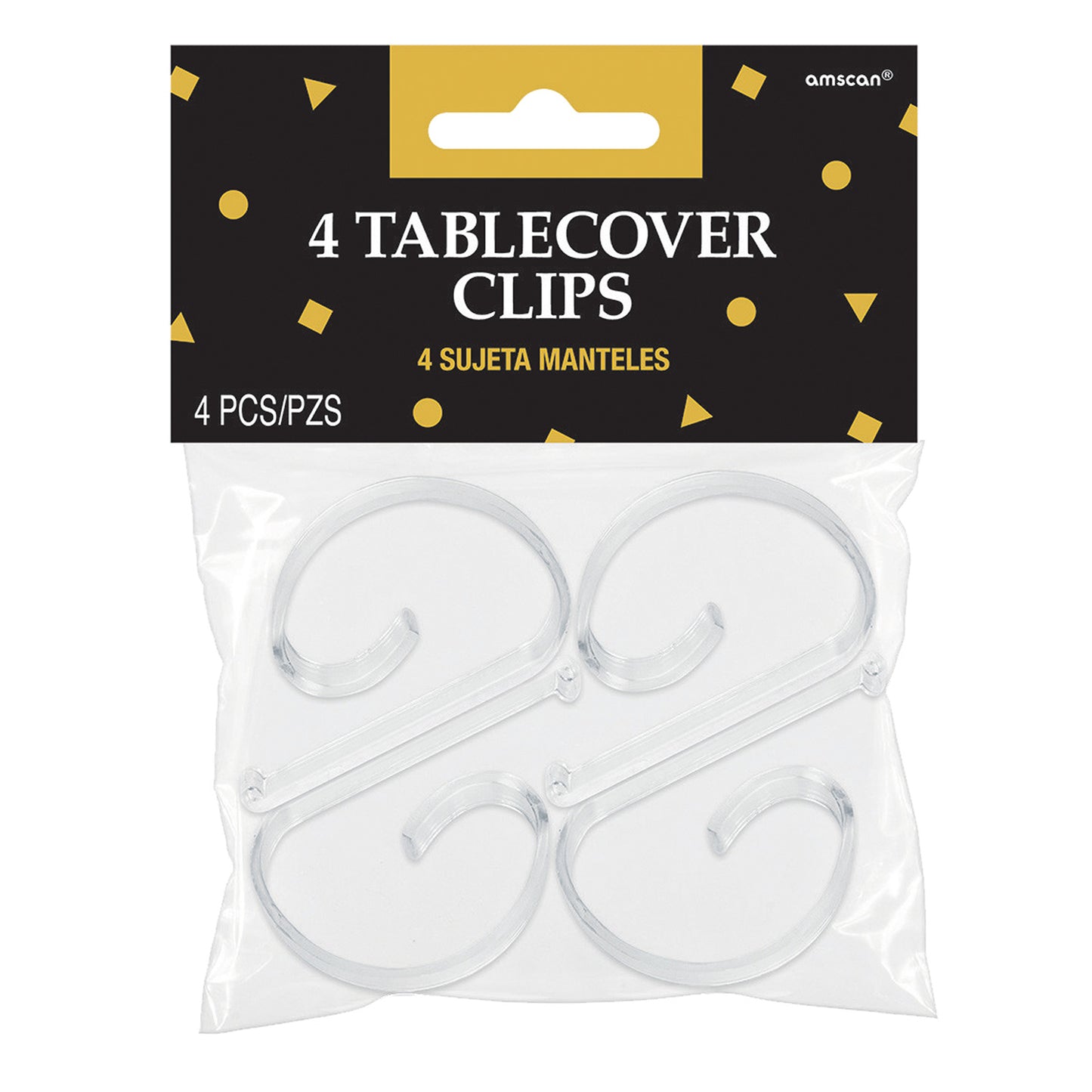 Plastic Tablecover Clips - 1 PKG/4