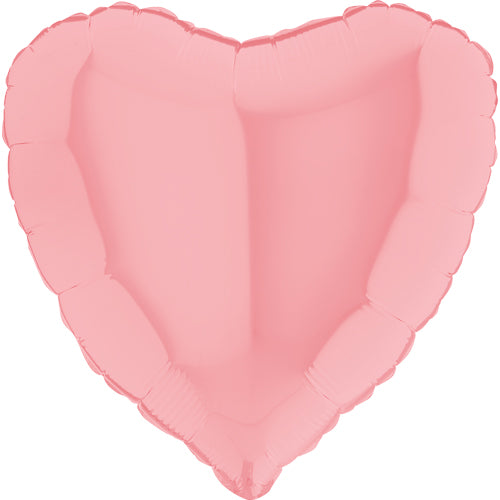 Matte Pink Heart Balloon - 18" Foil