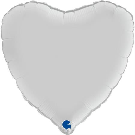 White Heart Balloon - 36" Foil