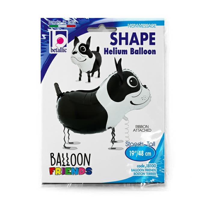 Boston Terrier Balloon Friends -19"/48cm