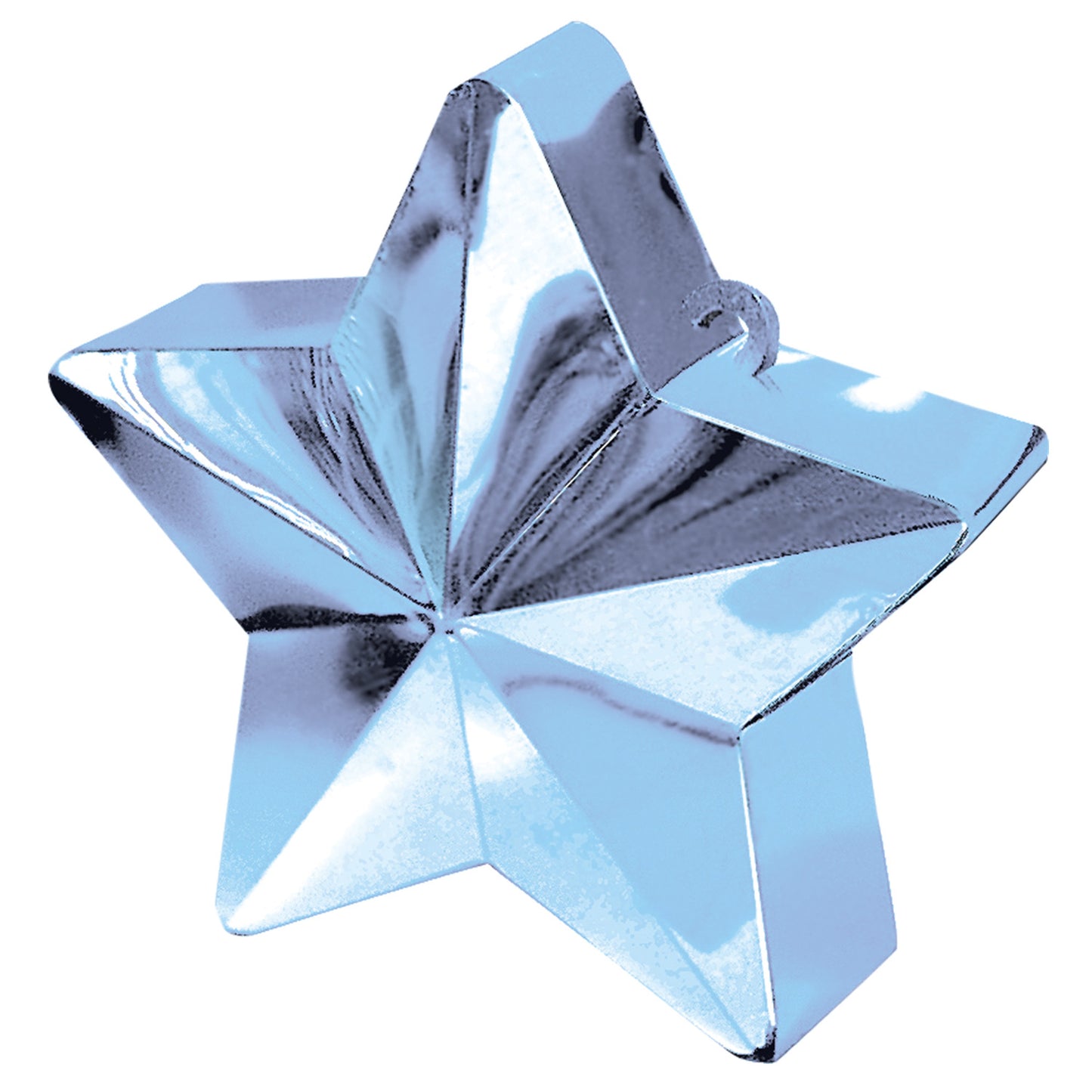Light Blue Star Luxury Balloon Weights 150g/5oz - 12 PC
