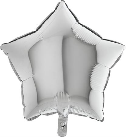 Silver Star Balloon - 18" Foil