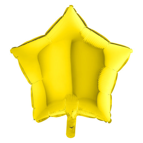 Yellow Star Balloon - 18" Foil