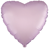 Satin Pastel Lilac Heart Balloon - 18" Foil