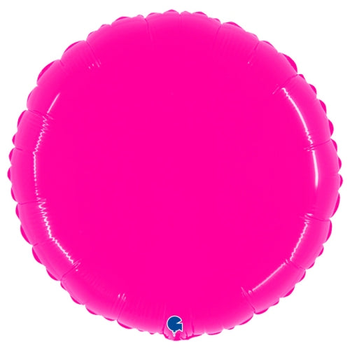 Shiny Special Pink Round Balloon - 21" Foil