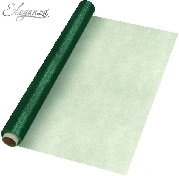 Green Soft Sheer Organza - 70cm x10m