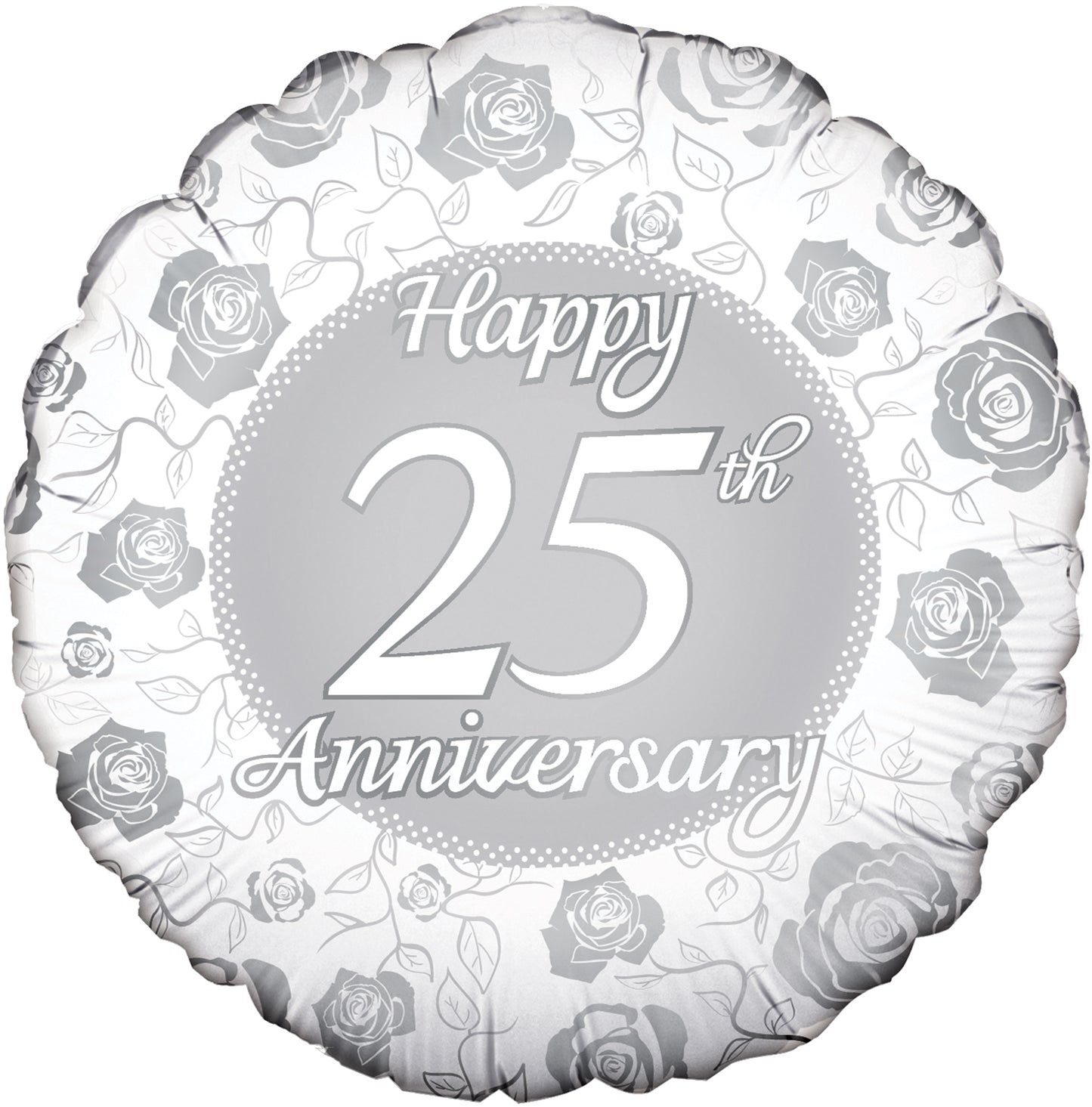 Happy 25th Anniversary Balloon - 18" Foil