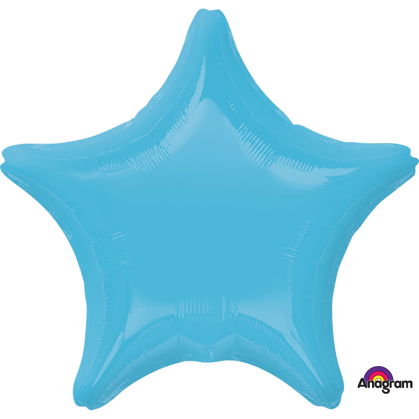 Caribbean Blue Star Balloon - 18" Foil