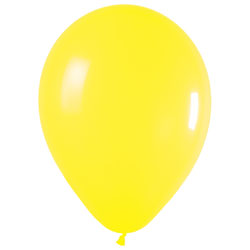 Fashion Solid 020 Yellow Balloons - 12" Latex (50ct)