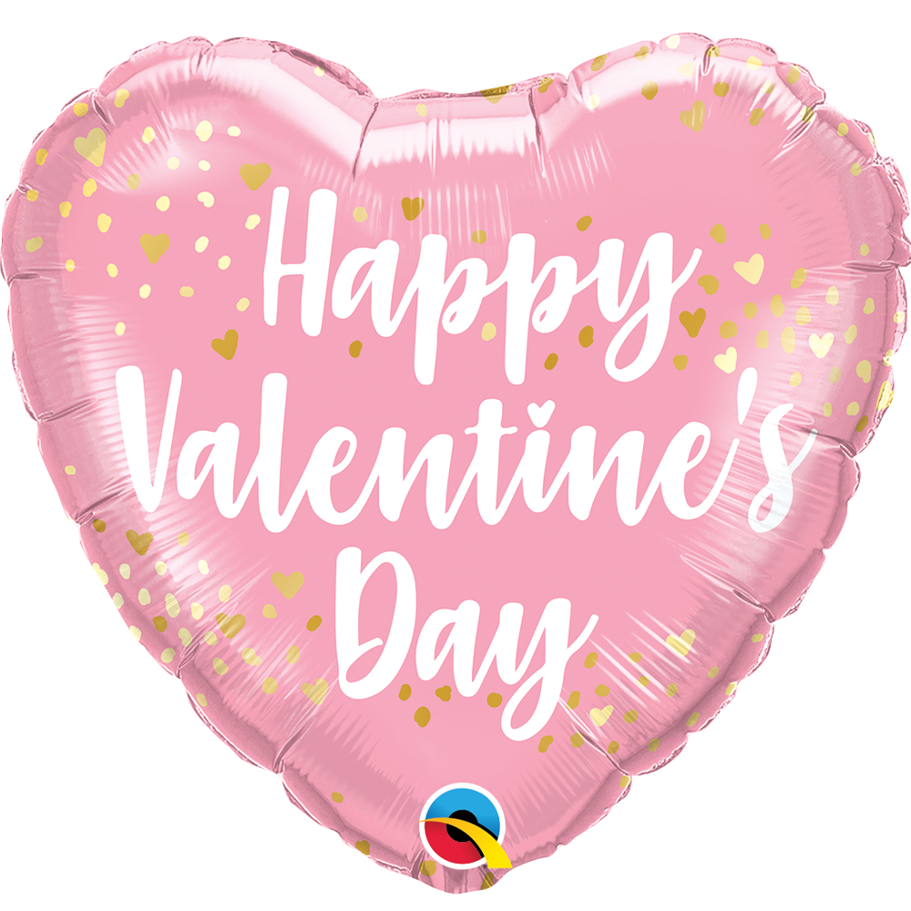 Valentine's Pink Heart Balloon - 18" Foil