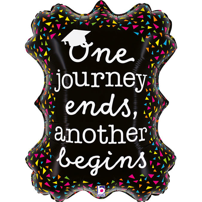 Neon Grad Frame Shape Balloon - Foil 34"/ 86cm