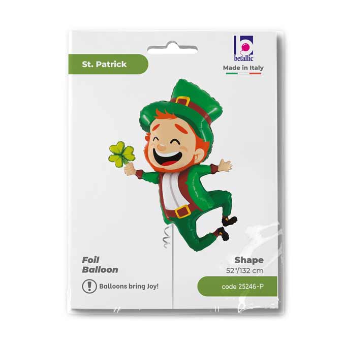 Jumping Leprechaun Shape Balloon - Foil 52"