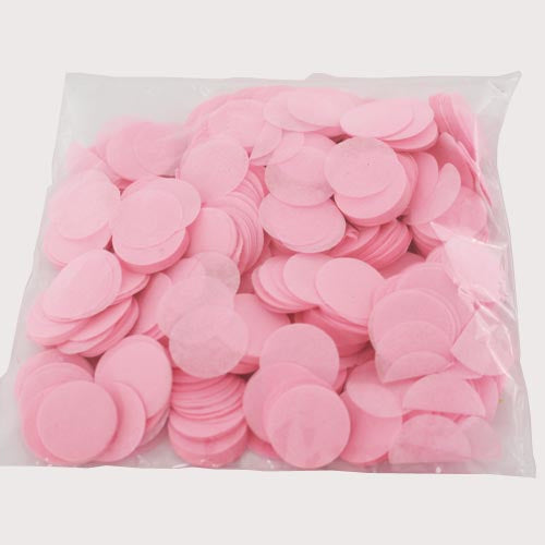 Light Pink Circle Tissue Paper Confetti - (100g)(25mm)