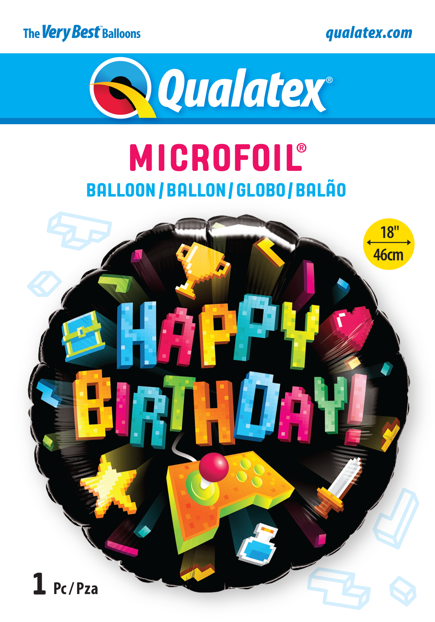 Happy Birthday GAMING Balloon- 18" Foil
