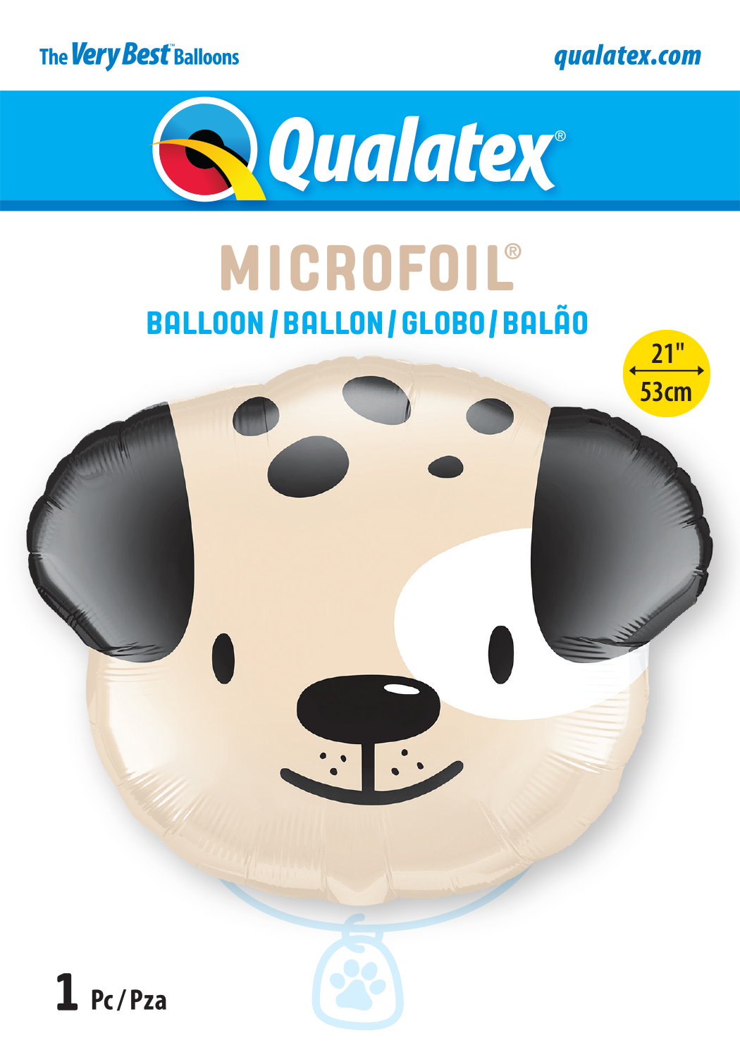 CUTE PUPPY Supershape Balloon - 21"/53cm Foil