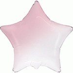 Pastel Gradient Pink Star Ultra Shape Balloons - 28"/71cm X 28"/71cm Foil