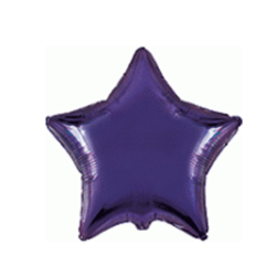 Violet Star Mini Shape Air-Filled Balloon – 9″ Foil