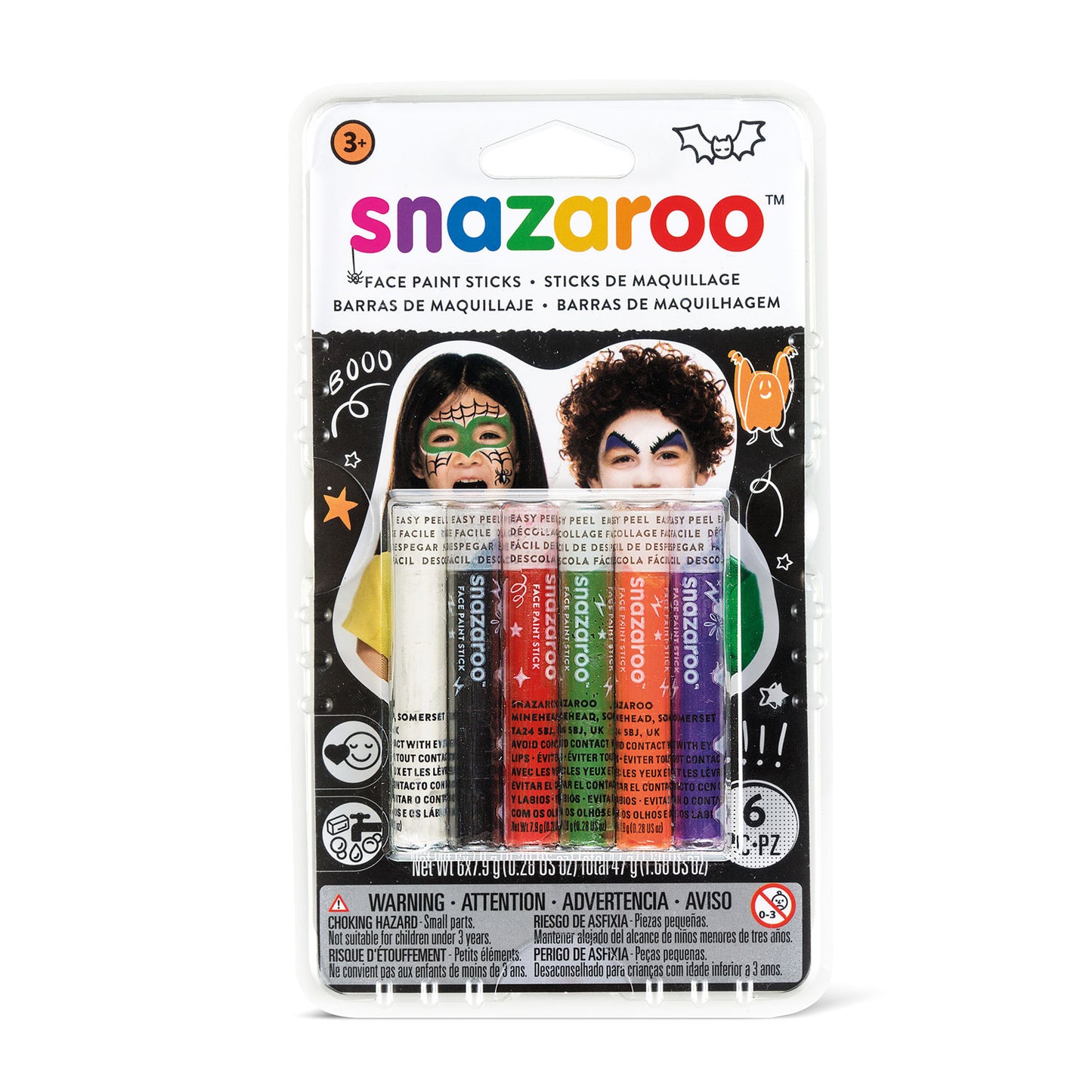 Snazaroo Halloween Face Painting Sticks - 1 PC