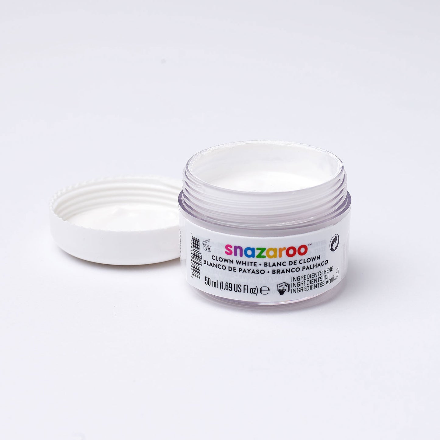 Snazaroo Clown White Face Paint 50ml - 1PC