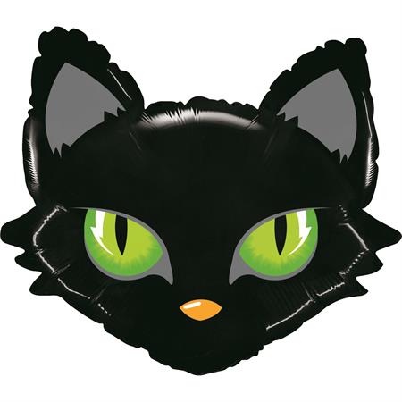 Mighty Cat Head Balloon - Foil