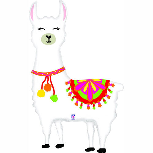 Llama Supershape Balloon - Foil