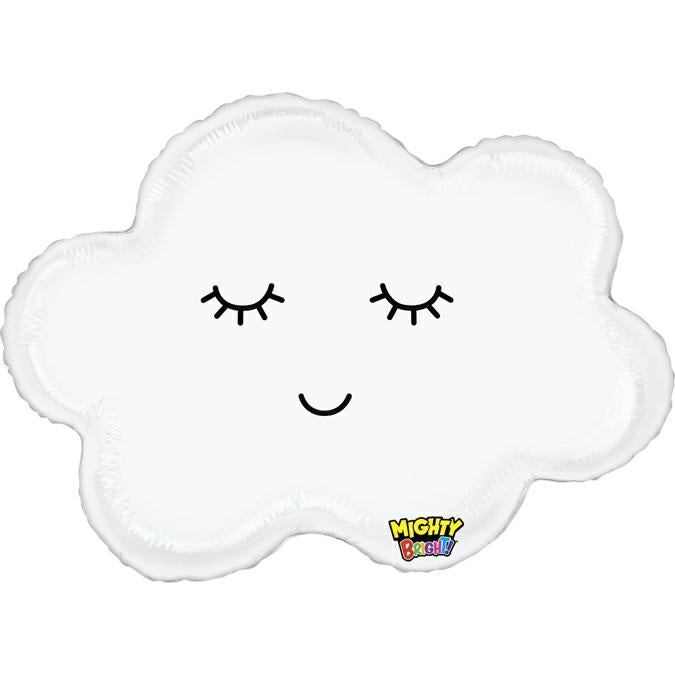 Mighty Sleepy Cloud Shape - Foil 30"/76cm