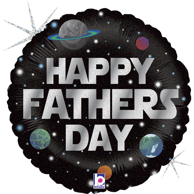 Galactic Father's Day Balloon - 18" Foil Packaged