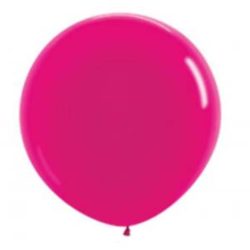 Fuchsia Fashion Solid Balloons - 24" Latex (3ct)