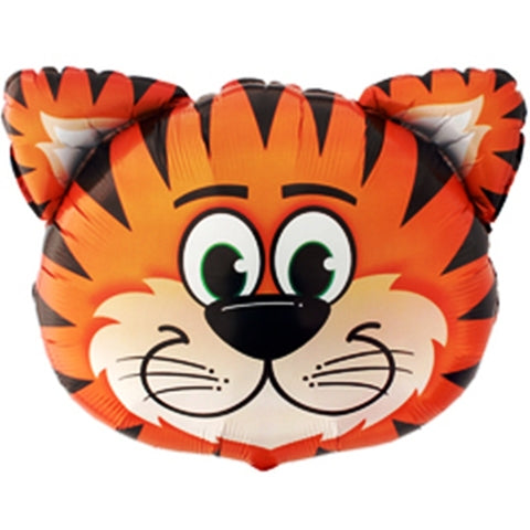 Tickled Tiger Supershape Balloon - Foil
