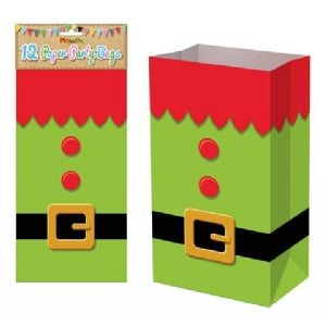 Elf Tunic Paper Party Bags - (12ct)