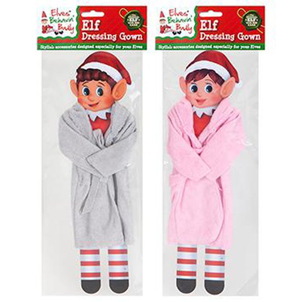Elf Dressing Gown - Grey (1ct)