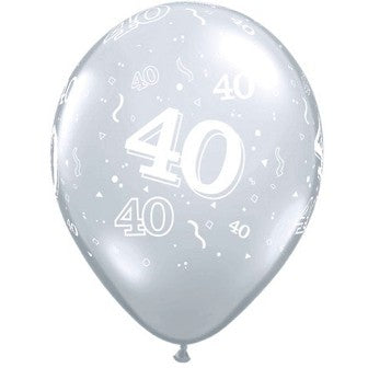40-A-Round Diamond Clear Balloons - 11" Latex (50ct)