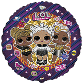Round LOL Balloon - 18" Foil Unpackaged