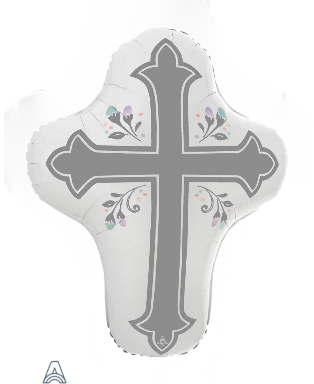 Holy Day Cross Supershape Balloon - Foil (19" x 26")