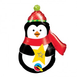 Precious Penguin Mini Shape Air-Filled Balloon – Foil 14"