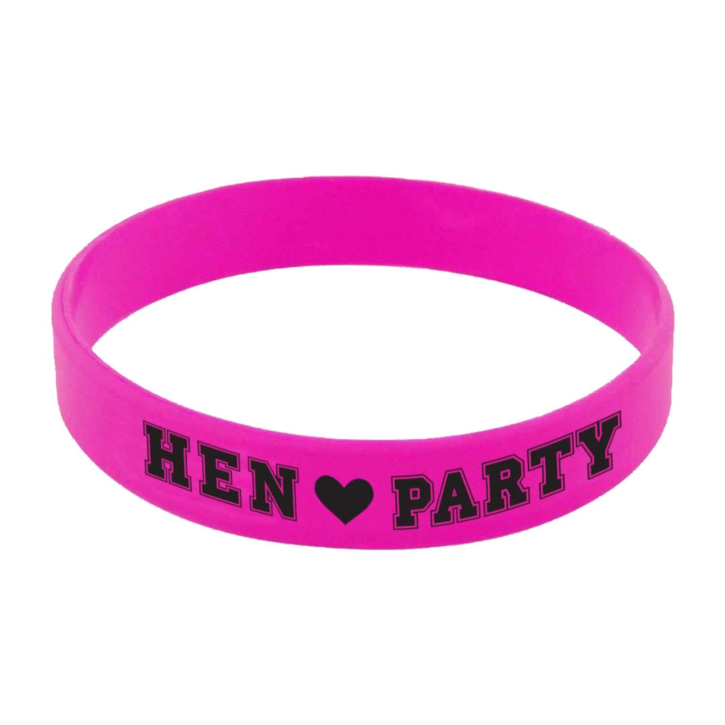 Hen Party Rubber Bracelets - (6ct)