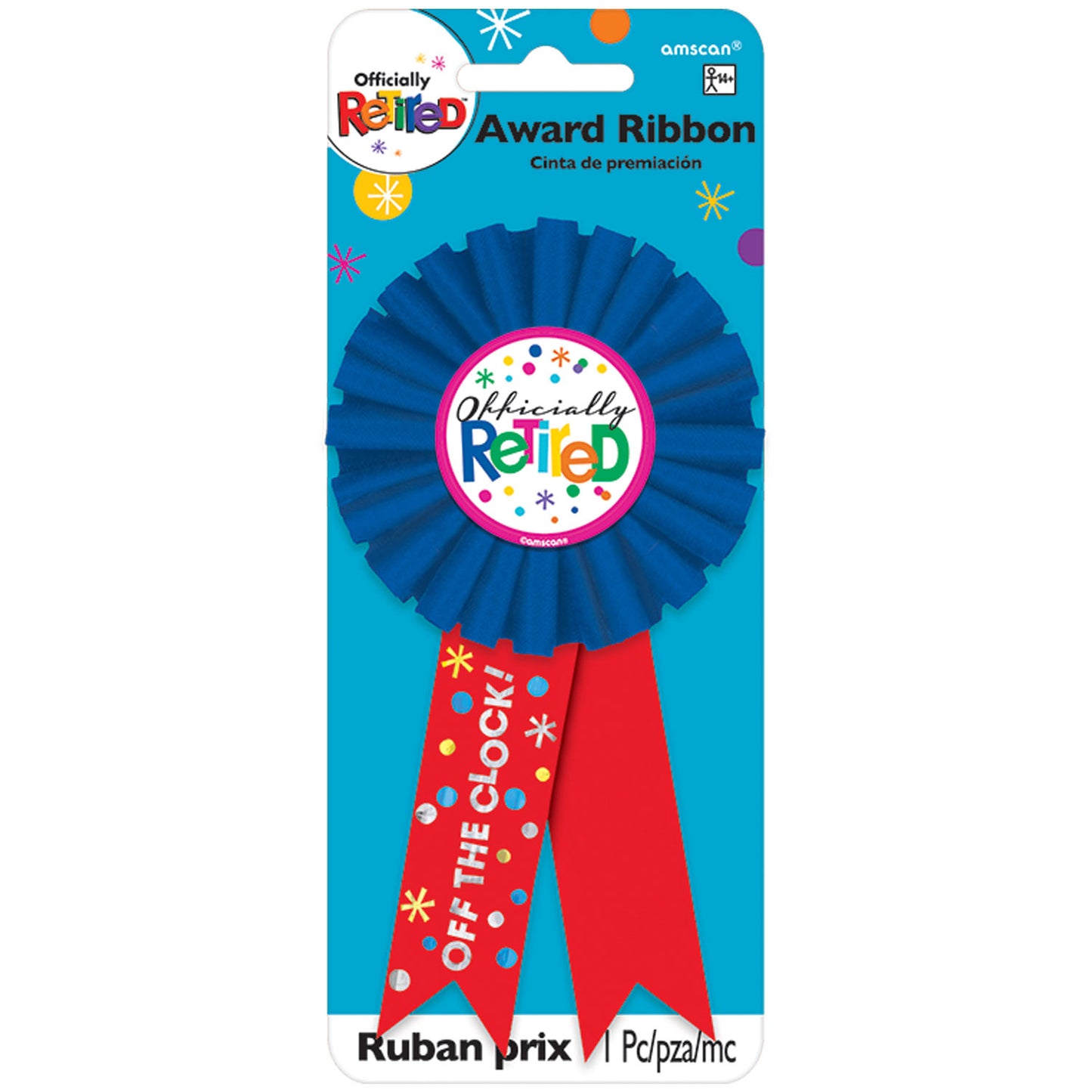 Retirement Award Ribbons 15cm - 1 PC