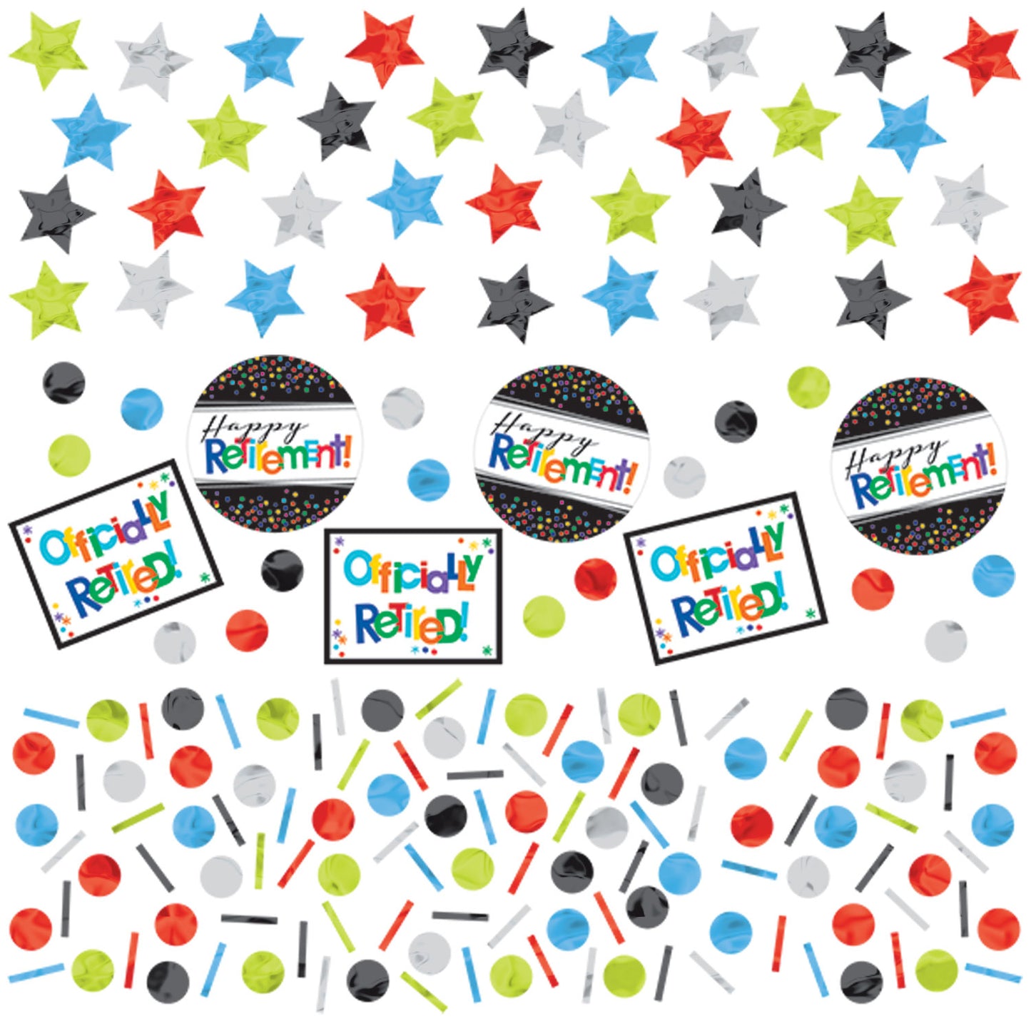 Retirement 3 Pack Value Confetti 34g - 1 PC