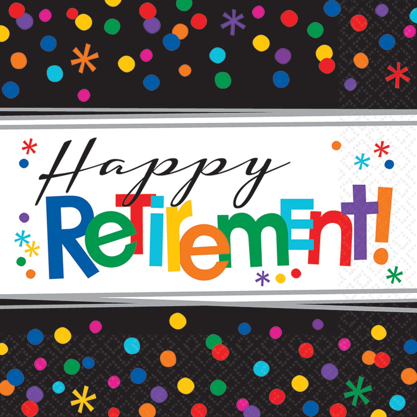 Happy Retirement Luncheon Napkins - (16ct)
