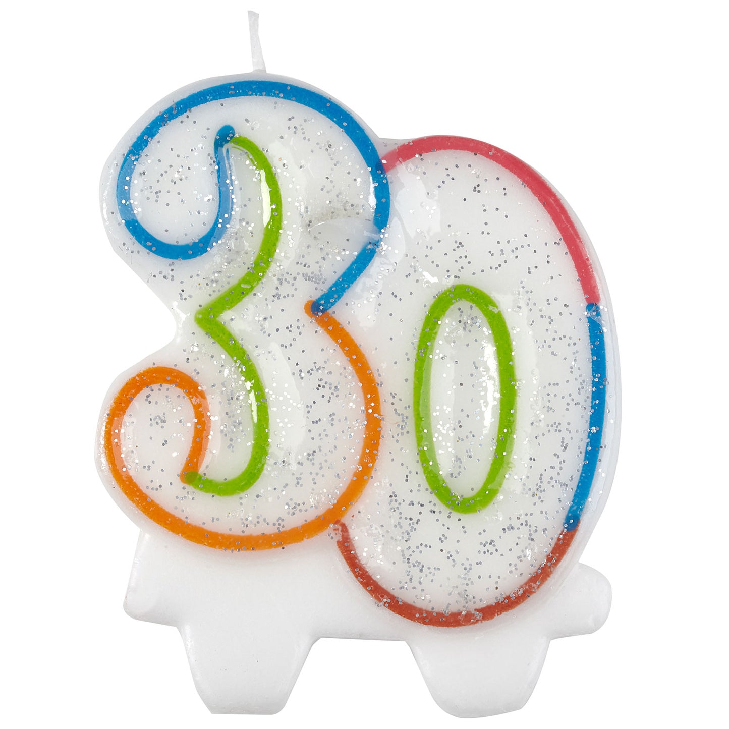 Age 30 Milestone Birthday Candle - 7.5cm