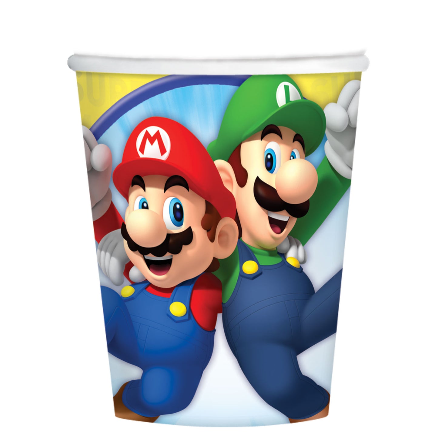 Super Mario Paper Cups 266ml - (8ct)