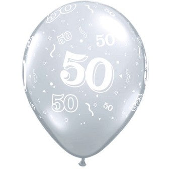 50-A-Round Diamond Clear Balloons - 11" Latex (50ct)